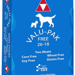 Valu-Pak Free 26-18 Dog Food (Blue Bag), 50 lb