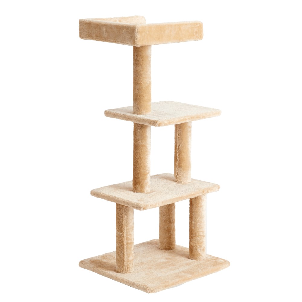 Two by Two Sycamore 44.1-inch Cat Tree, Cat Tower, Scratch Pad & Playground - Image 4
