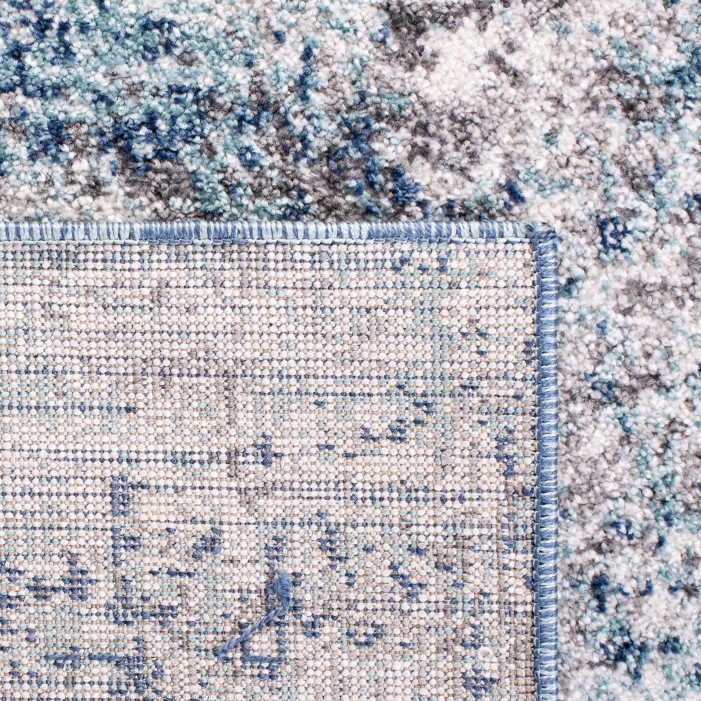 SAFAVIEH Aston Mackenzie Abstract Area Rug, Light Blue/Gray, 5'3" x 7'7" - Image 2