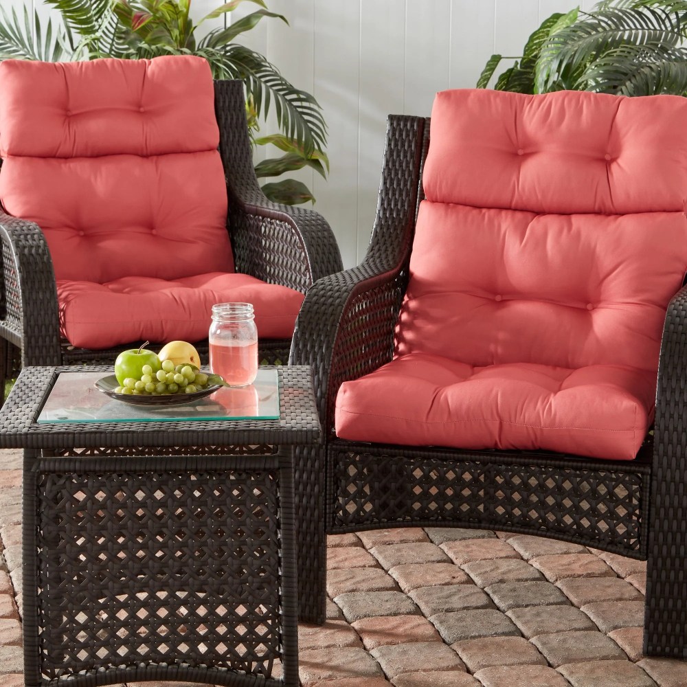 Sunbeam 44 x 22 in. Outdoor High Back Chair Cushion (2-Pack) by Greendale Home Fashions - Image 63