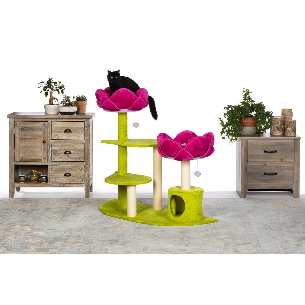 Prevue Pet Products Kitty Power Flower Garden Cat Tree Tower - Image 7