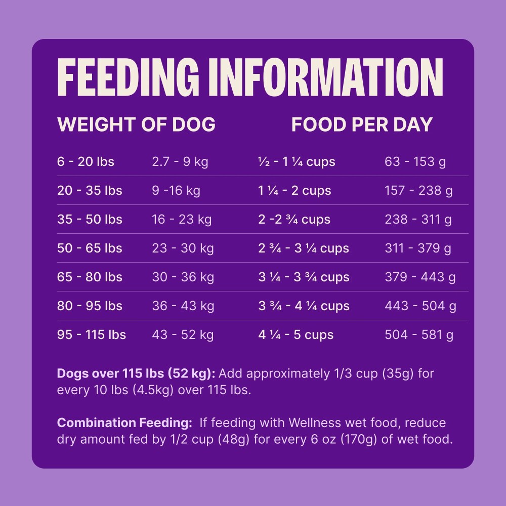 Wellness Complete Health Dry Dog Food, Wholesome Grains, Natural, Lamb & Barley Recipe, (30-Pound Bag) - Image 4