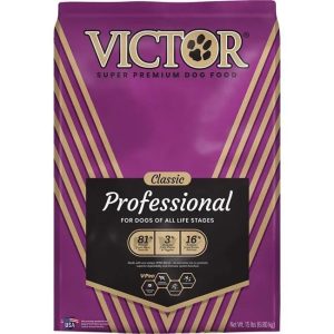 Victor 505140 Classic Professional Dog Food - Beef,  Chicken & Pork - 15 lbs