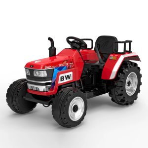 Blazin' Wheels 12V Tractor Ride-On with USB & MP3 for Kids, Powered Toy Vehicle