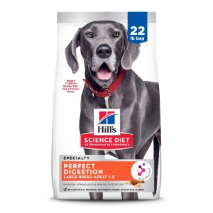 Hill's Science Diet Perfect Digestion Whole Grain Chicken,  Rice & Oats Dry Dog Food,  22lb Bag