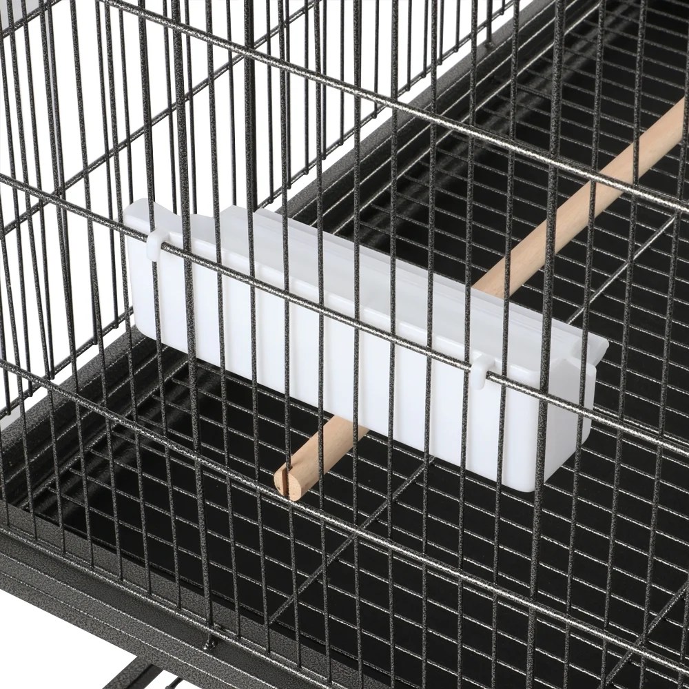 Renwick 52 inch Bird Parrot Cage for Parrot Parakeet Finches, Black - Image 7