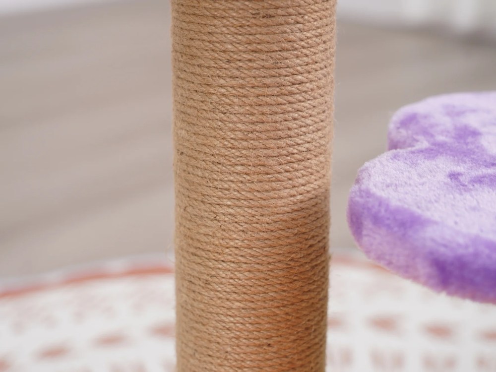 Vibrant Life 4-Level 26" Floral Style Cat Tree with Perches, Scratching Post, Multi Color - Image 4