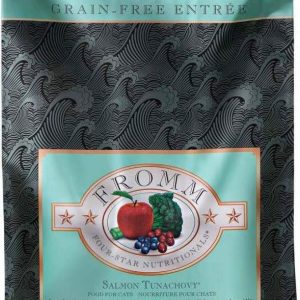 Fromm Four Star Grain Free Salmon Tunachovy Recipe Dry Cat Food 10 lb