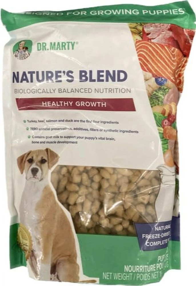 Dr. Marty Nature's Blend DHF10 Healthy Growth Puppy Dry Dog Food 16 oz