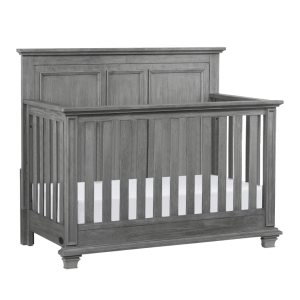 Oxford Baby Kenilworth 4-in-1 Convertible Crib, Graphite Gray, GREENGUARD Gold Certified, Wooden Crib