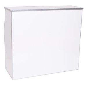 4" WFT Series Portable Bar - White