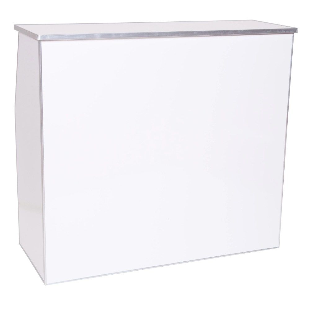 4" WFT Series Portable Bar - White
