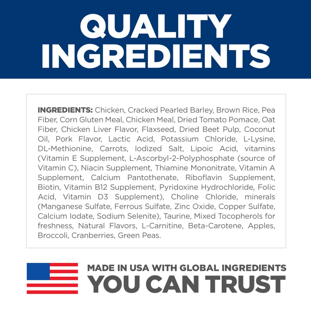Hill's Science Diet Perfect Weight Small Bites Chicken Dry Dog Food, 12lb Bag - Image 3