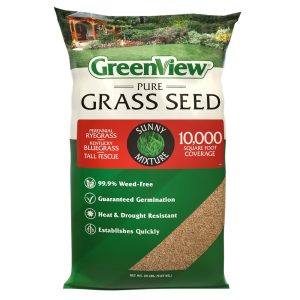 GreenView Pure Grass Seed Sunny Mixture,  20 lb. Bag-Covers up to 10, 000 sq. ft.
