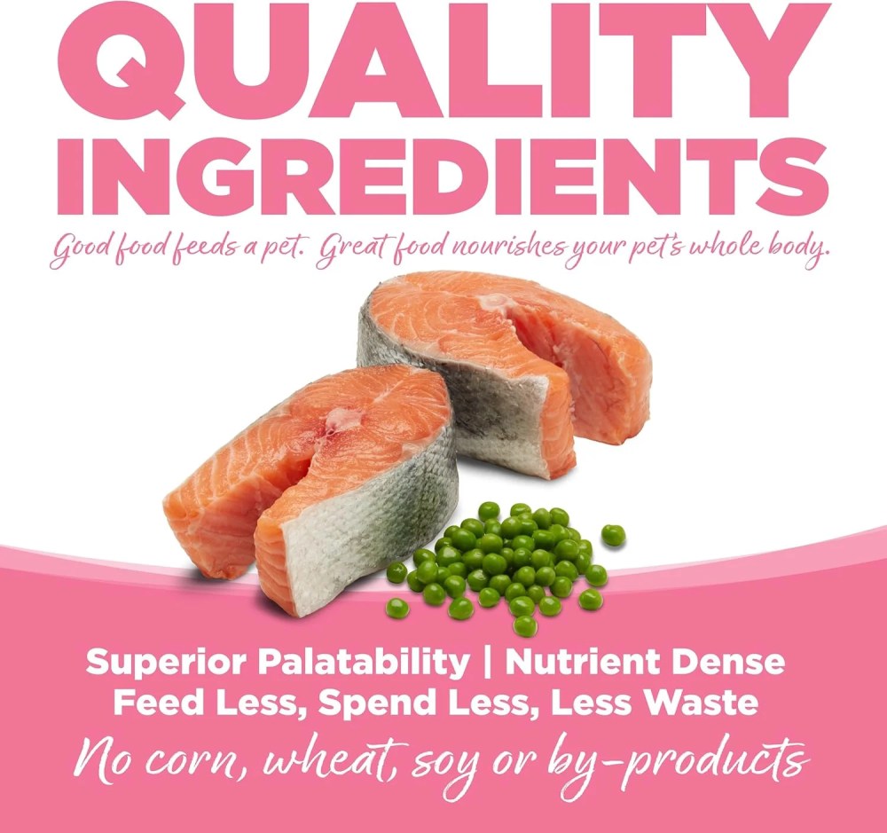 NutriSource Pure Vita Limited Ingredient Grain Free Dry Dog Food, Small Bites, Salmon and Peas, 12LB - Image 4