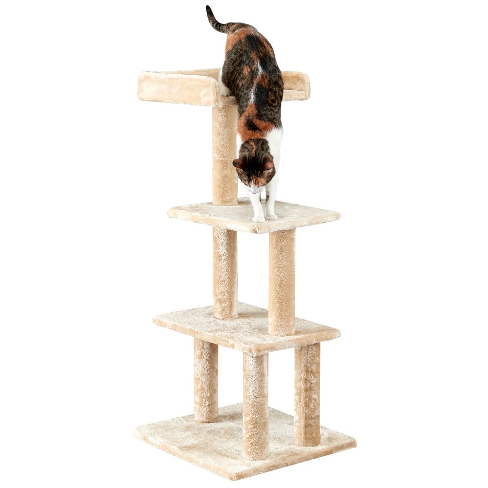 Two by Two Sycamore 44.1-inch Cat Tree, Cat Tower, Scratch Pad & Playground - Image 11