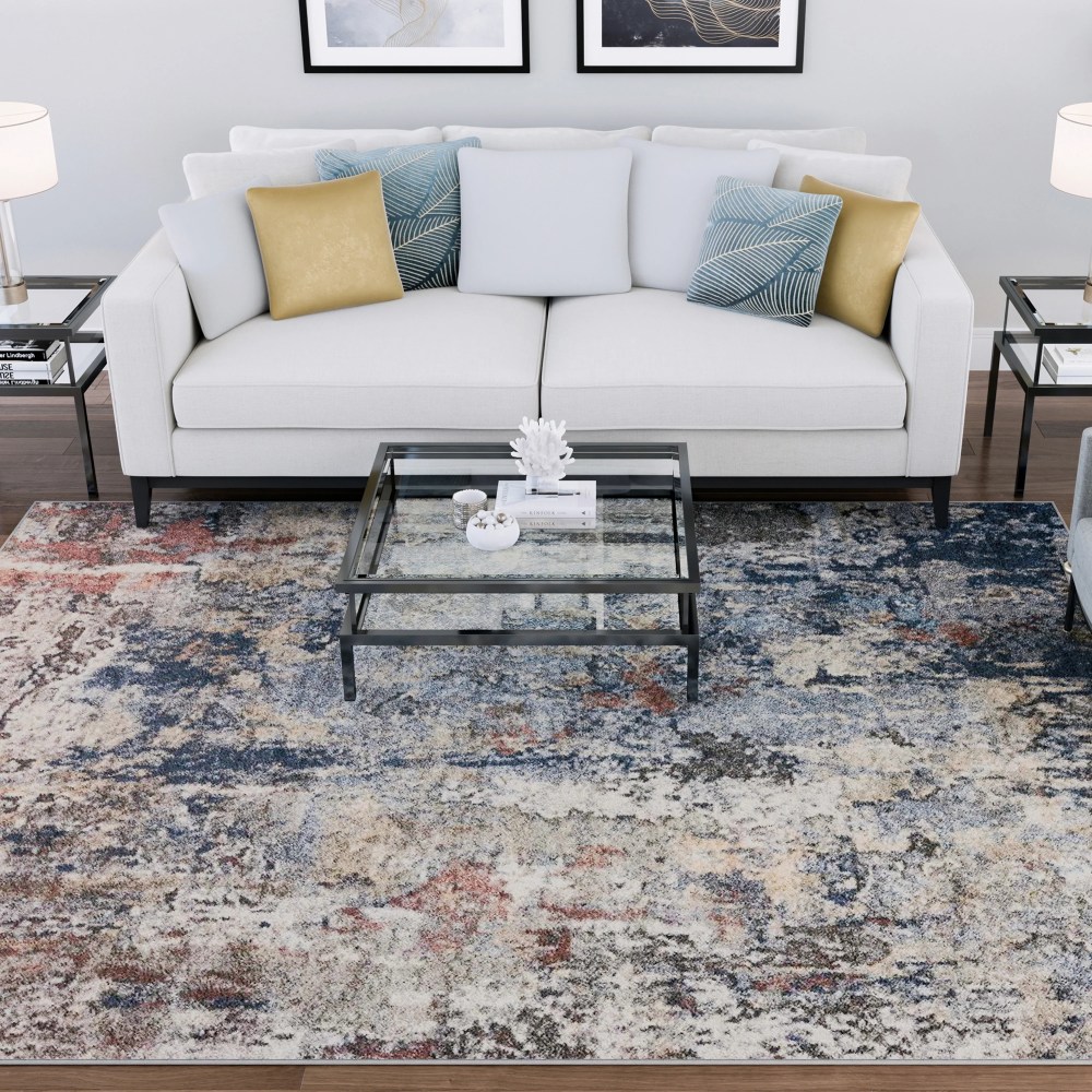 57 Modern Navy Area Rugs for Living Room Bedroom Rug Dining Room Rug Indoor Entry or Entryway Rug Kitchen Rug Alfombras para Salas 5'3" x 7'3"