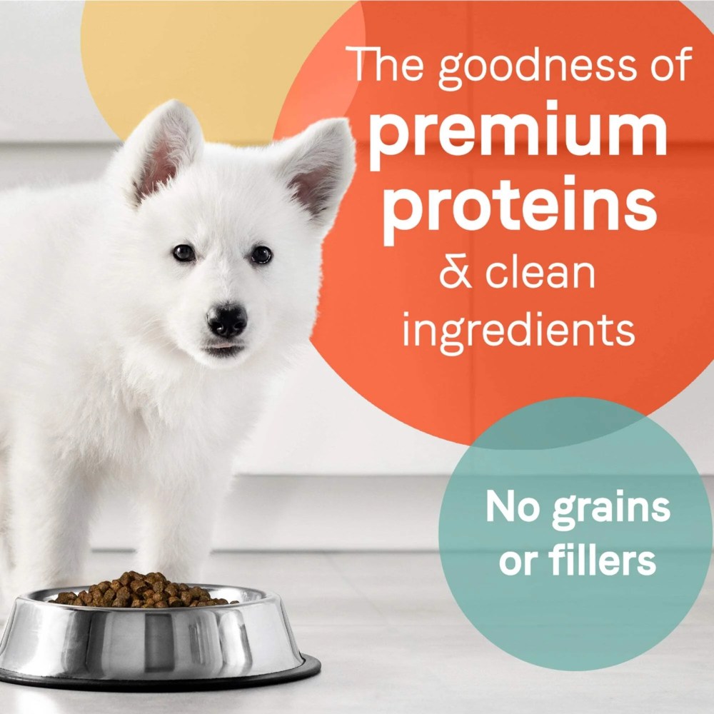 Canidae 102757 4 lbs Pure Goodness Grain Free Real Salmon & Sweet Potato Recipe Dry Puppy Food - 6 Count - Image 3