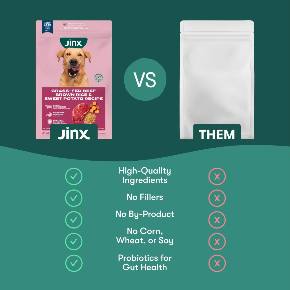 Jinx Beef, Brown Rice, & Sweet Potato Dry Dog Food, 30lb Bag - Image 2