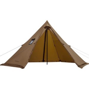 Waldmate 4-Person Hot Tent with Stove Jack Snow Skirt Windproof Waterproof, Easy to Install&Carry for Outdoor Camping in Cold Weather