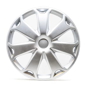 Alpena 16" Ivo Carbon,  Silver,  Set of 4,  Model 58391,  Fits Most Steel Wheels for Cars and SUV's