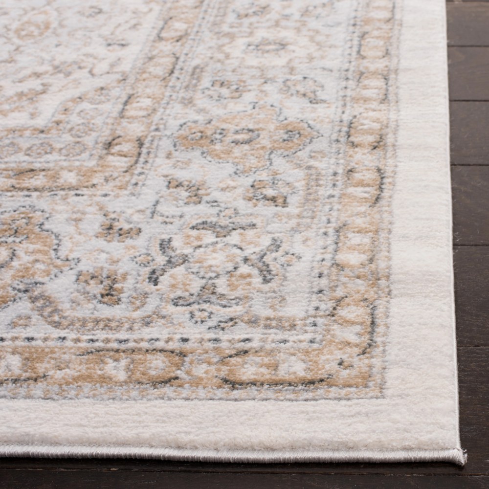SAFAVIEH Isabella Zander Floral Bordered Area Rug, Cream/Beige, 5'3" x 7'6" - Image 6