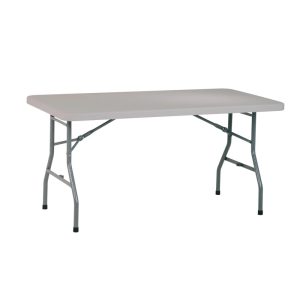5 foot Resin Light Gray Multi Purpose Table