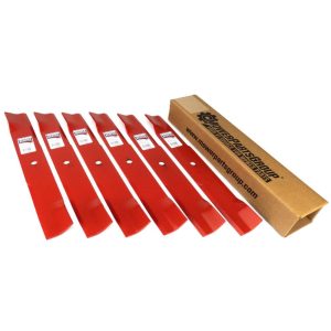 (6) Excel Lawn Mower Blades Hustler 601124 797696