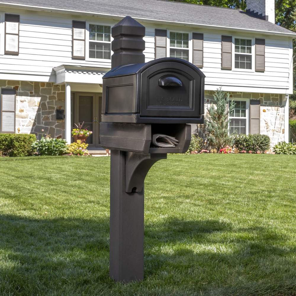 Step2 Lakewood Extra Large T4 Mailbox with Post Kit and Magnetic Closure - Image 13