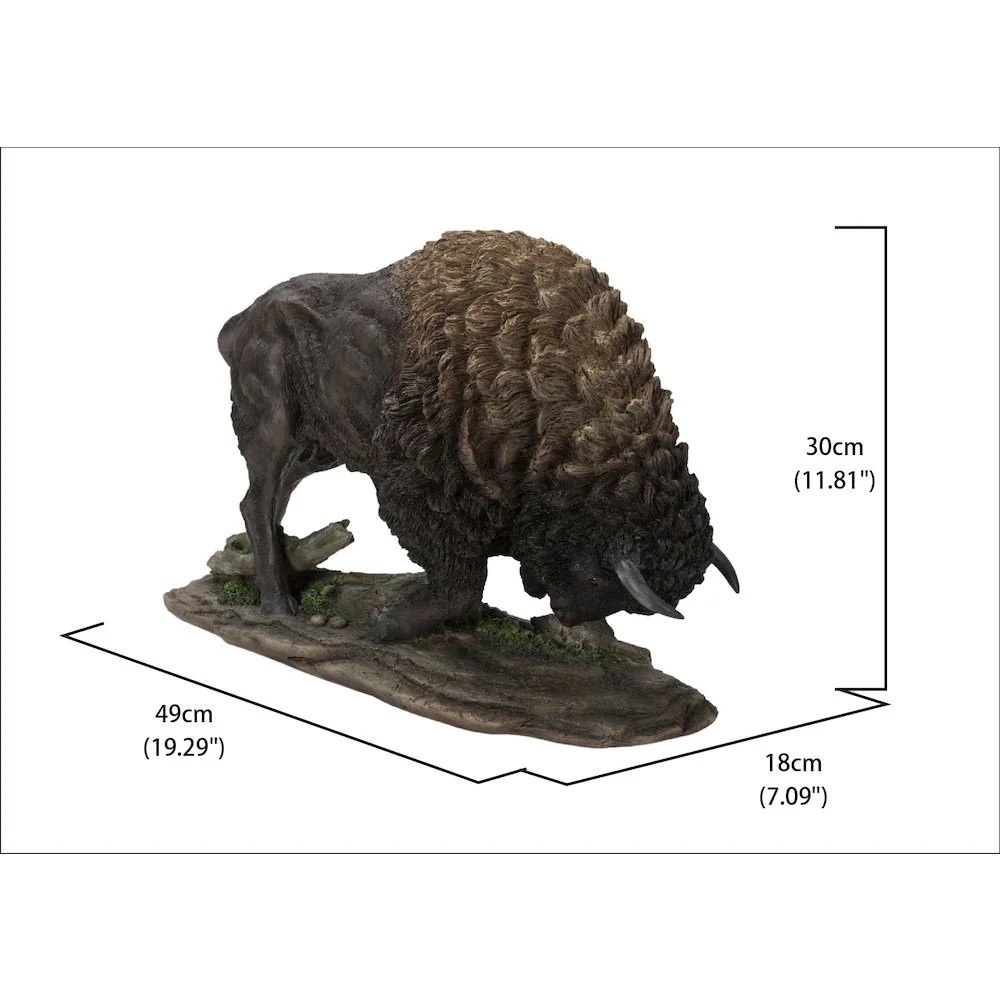 BISON HEAD DOWN - LARGE - Image 3