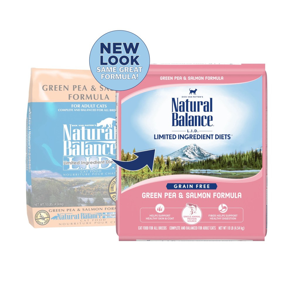 Natural Balance Pet Foods L.I.D. Dry Cat Food Green Pea & Salmon, 10 lb - Image 9