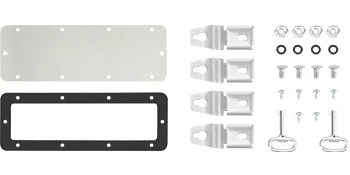 VEVOR SPT Gray 24"x16"x10", 1 Gang Hinged Carbon Steel Junction Electrical Box - Image 3