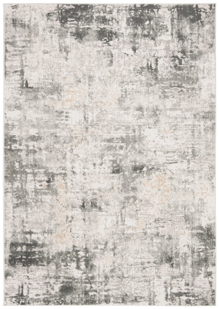 SAFAVIEH Vogue Georgiana Abstract Overdyed Area Rug, Beige/Charcoal, 4" x 6" - Image 5