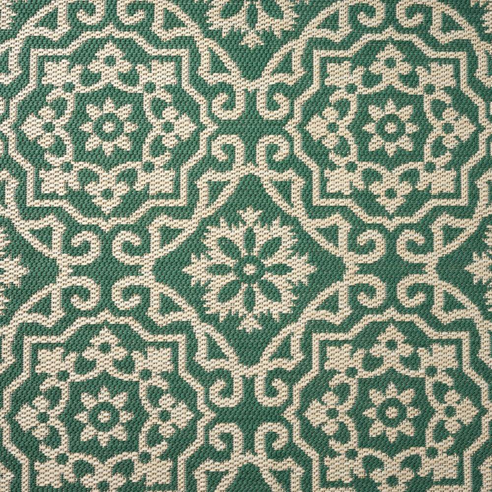 Nicole Miller New York Patio Country Danica Transitional Geometric Indoor/Outdoor Area Rug, Green/Beige, 7'9"x10'2" - Image 5