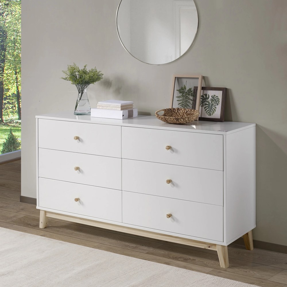 Alaterre MOD 60" W 6-Drawer Double Dresser - Image 7
