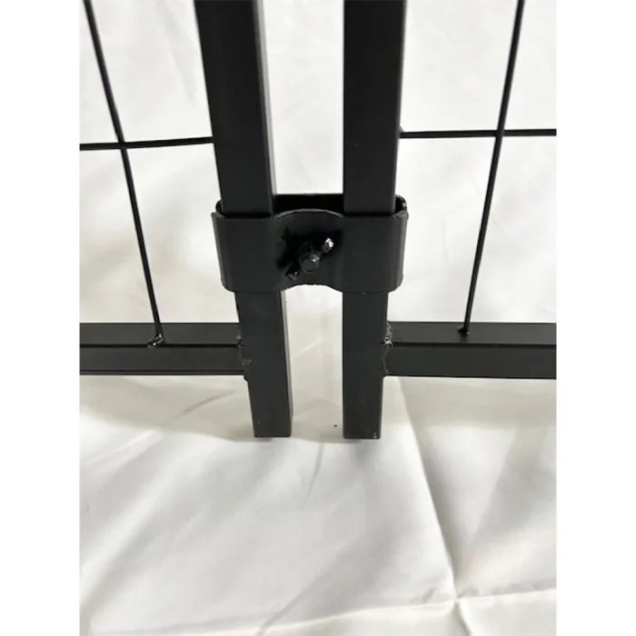 Garden Winds Custom Fit Replacement Canopy Top Cover Compatible with The PawHut USD02-0120131 8' x 4' x 6' Pet Dog Kennel Playpen - Upgraded Performance RipLock 350 Fabric - Slate Gray - Image 4