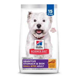 Hill's Science Diet Sensitive Stomach & Skin Small Bites Chicken Dry Dog Food,  15.5lb Bag