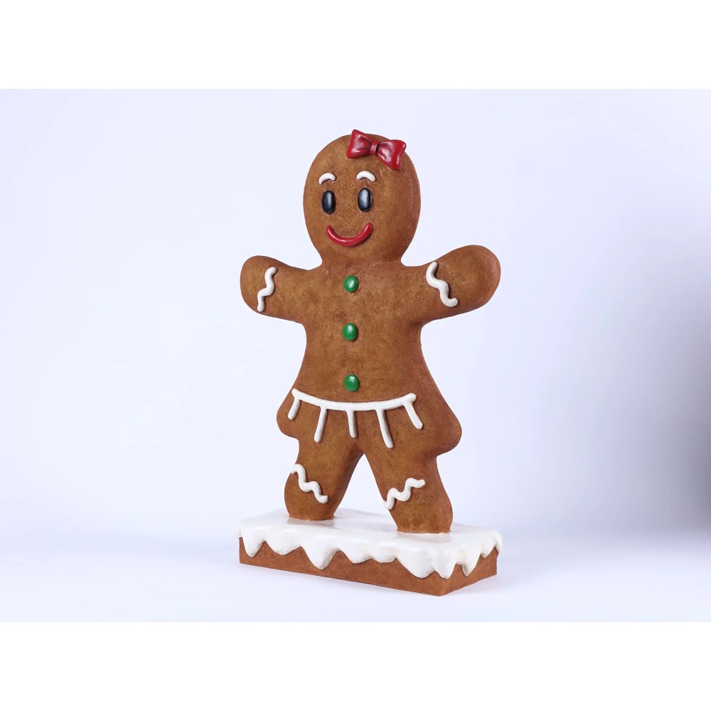 HI-LINE GIFT LTD. GINGERBREAD GIRL STATUE - Image 3