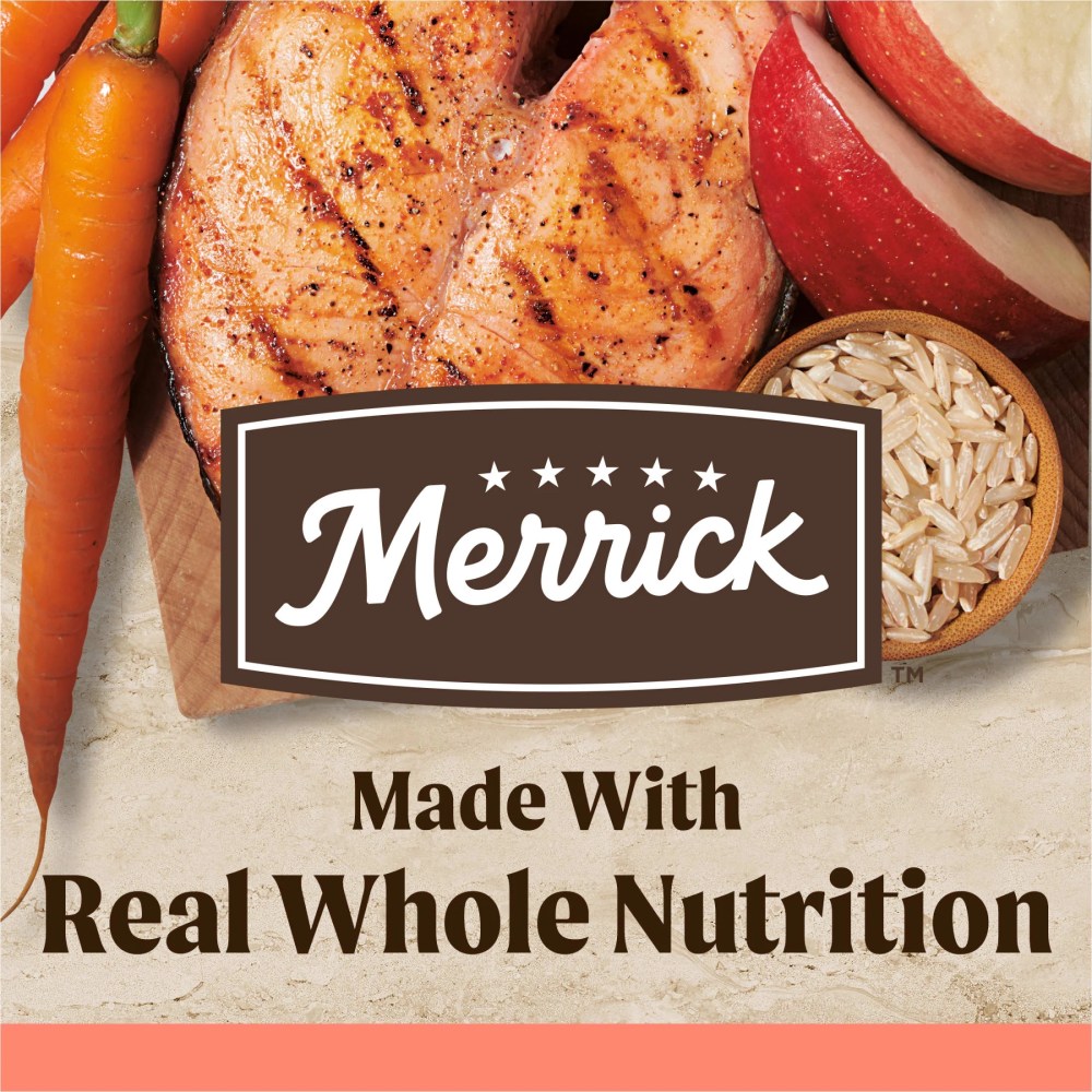 Merrick Healthy Grains Premium Adult Dry Dog Food, Wholesome and Natural Kibble with Salmon and Brown Rice, 25 lb. Bag - Image 5