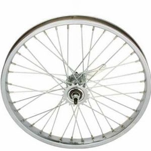 20" x 2.125" Steel Coaster Wheel 12G Chrome.Bicycle wheel, bike wheel, Lowrider bike wheel,  lowrider bicycle wheel