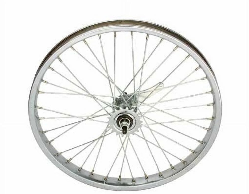 20" x 2.125" Steel Coaster Wheel 12G Chrome.Bicycle wheel, bike wheel, Lowrider bike wheel, lowrider bicycle wheel