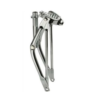 Alta Bicycle 16" Straight Classic Spring Fork 1" in Steel Bicycle Chrome