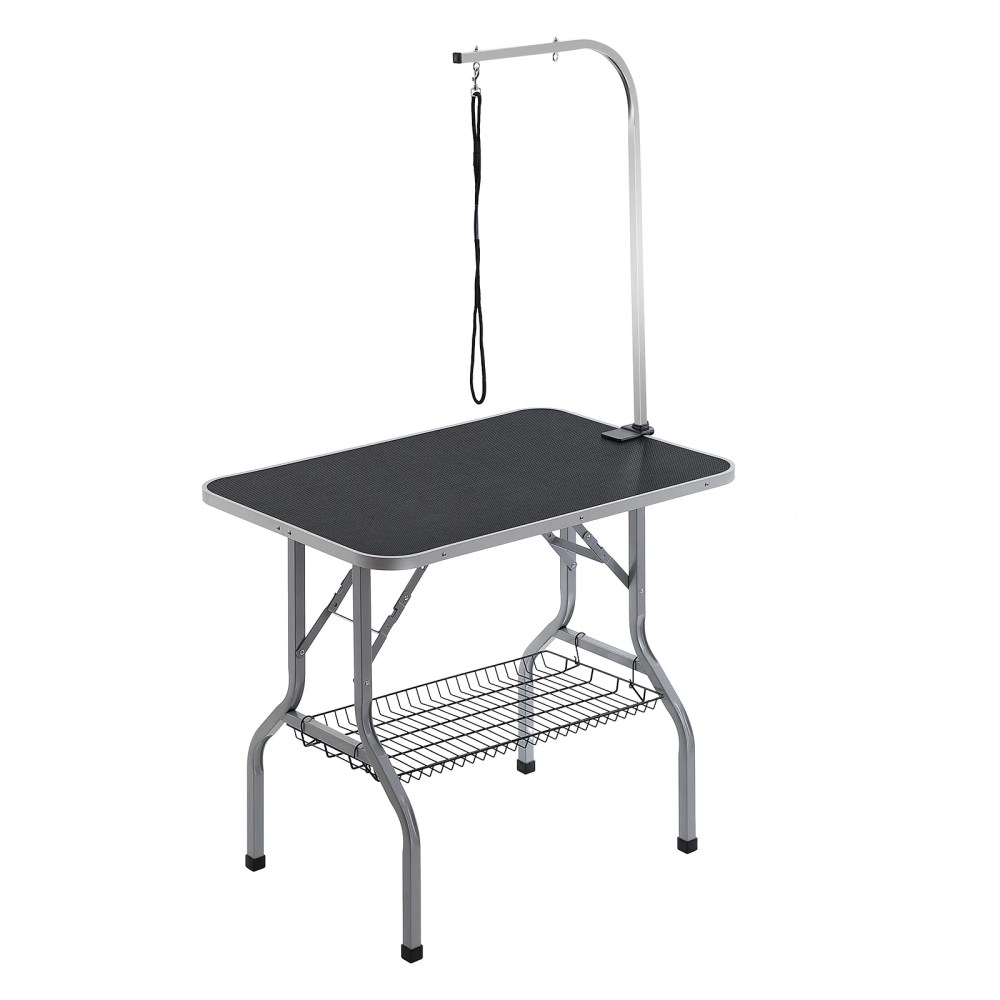 KFFKFF Pet Dog Cat Grooming Table Arm with Clamp 36" Foldable Adjustable Height - Image 4