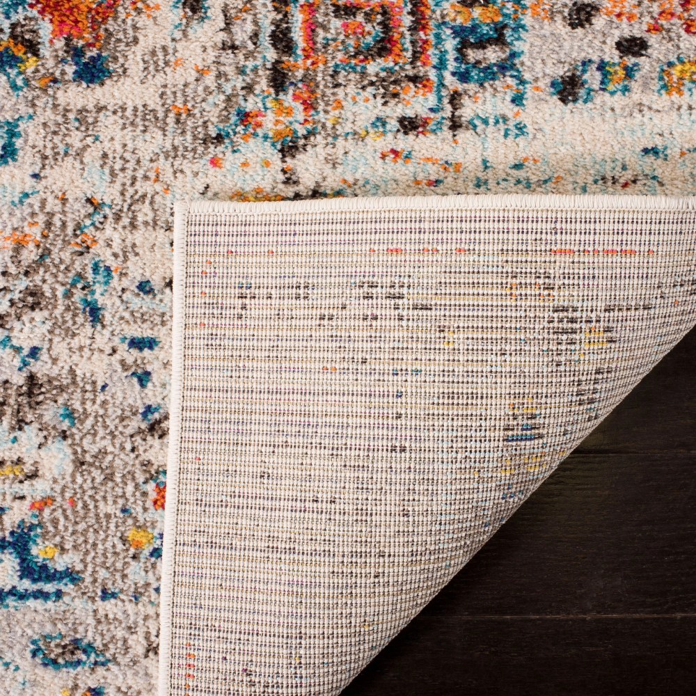 SAFAVIEH Madison Alys Vintage Traditional Area Rug, Cream/Blue, 5'3" x 7'6" - Image 2