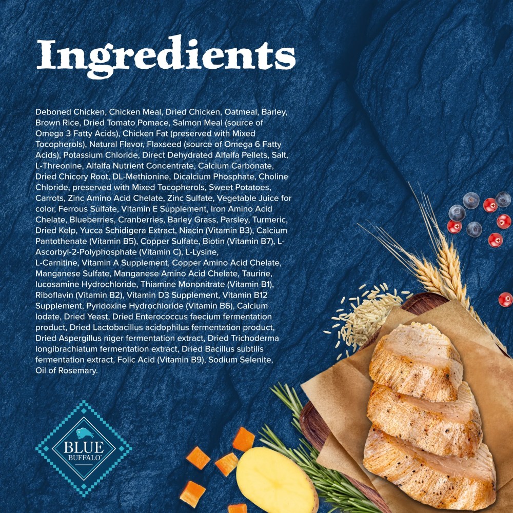 Blue Buffalo Wilderness Natural High-Protein, Small-Bite Dry Food for Adult Dogs, Chicken, 28-lb bag. - Image 11