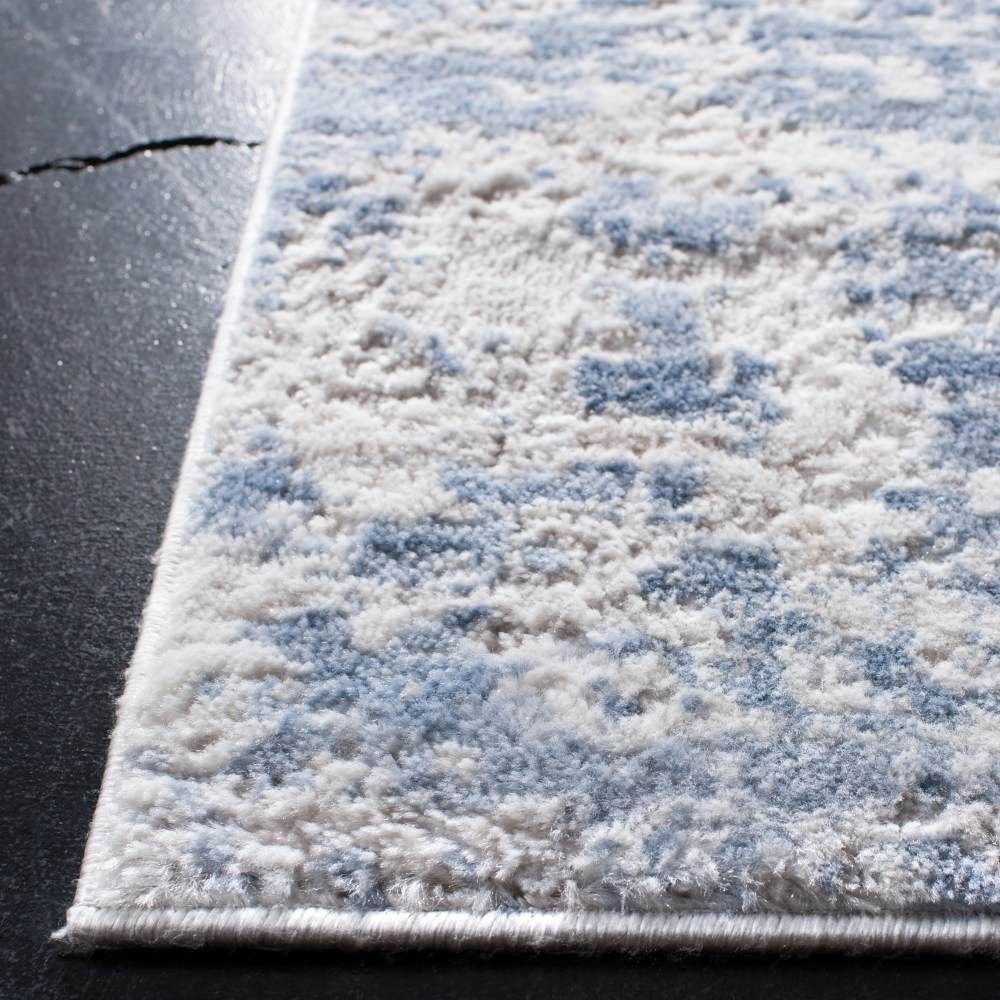 SAFAVIEH Amelia Alastar Abstract Distressed Area Rug, Gray/Blue, 5'3" x 7'6" - Image 7