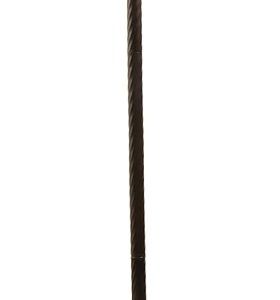 Tiffany-style Vintage Star Torchiere Lamp