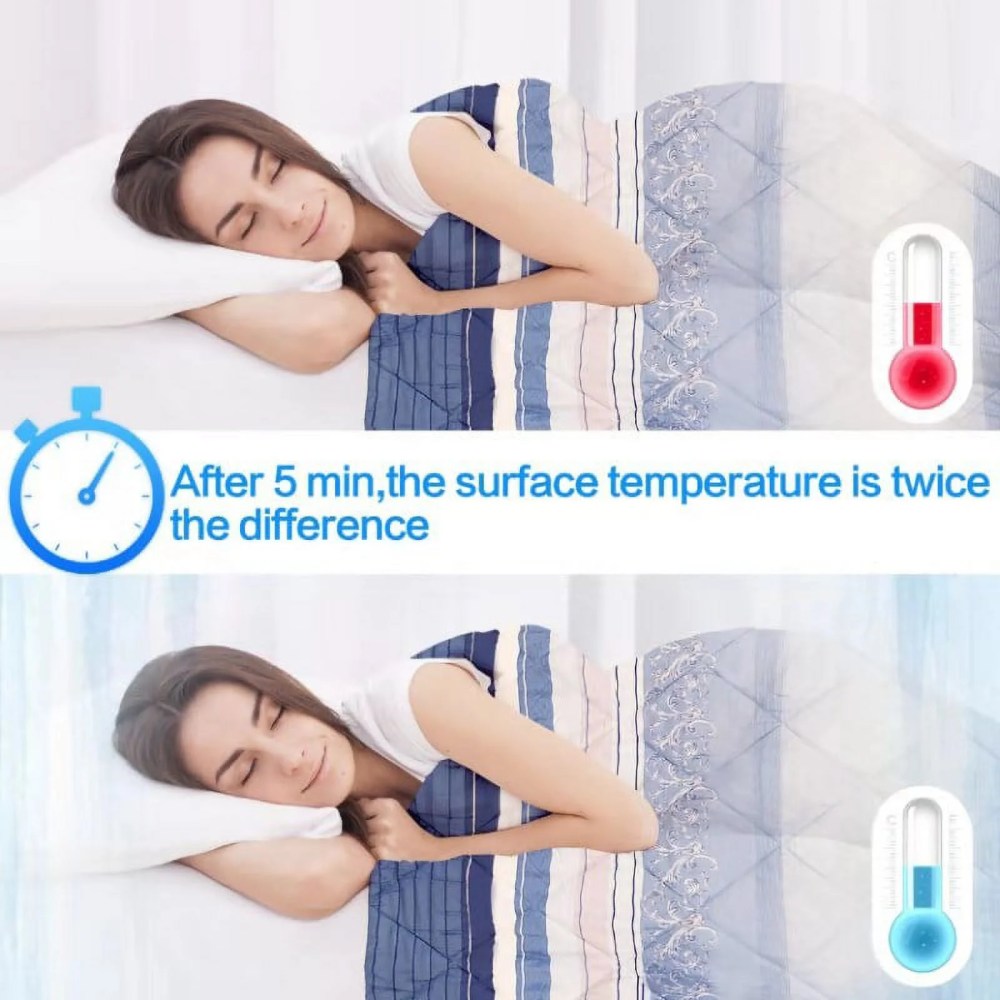 Casablanca Mosquito Repellent Coolpro Quilt, 100 Cotton Quilt , Durable & Lightweight for Homes, Hotels & Guest Rooms - Image 9