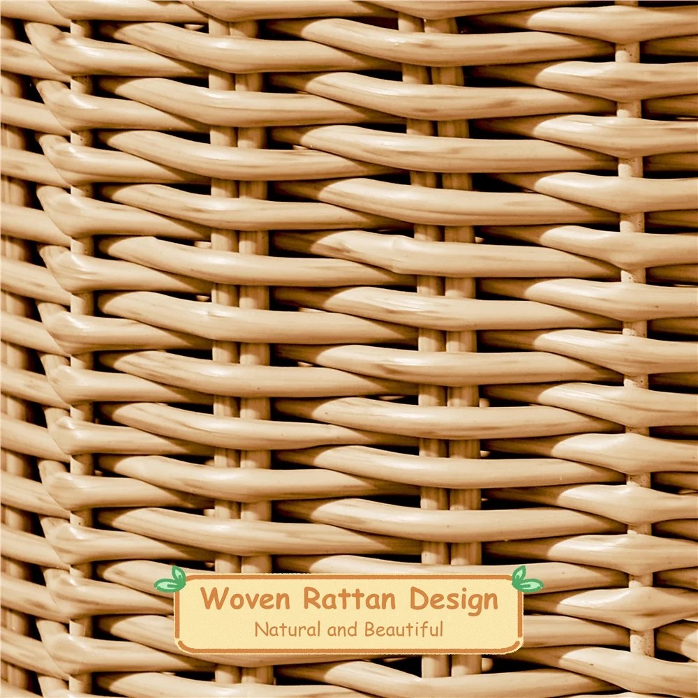 Renwick 36" Tall Rattan Cat Tree with Natural Sisal Scratching Post, Beige - Image 6