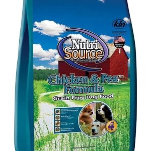 NutriSource Grain Free For All Life Stages Chicken & Pea Recipe Dog Food 26 lb